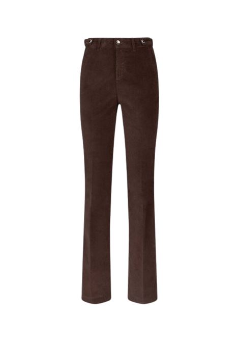 Pantaloni bootcut in velluto CIOCCOLATO Liu Jo | MF5308T459090915